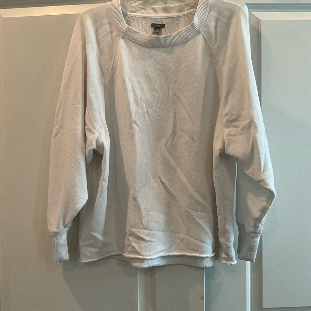 Aerie lightweight, raw edge hem pullover